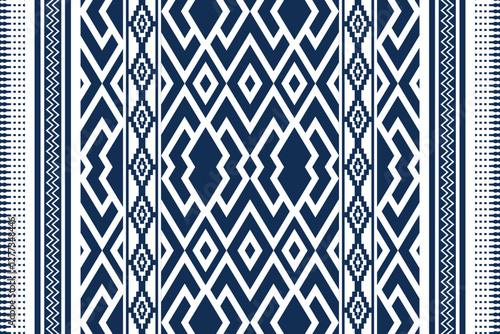 Ethnic geometric pattern, seamless pattern of the Navajo tribe. Native American ethnic. Seamless vector pattern ethnic, seamless Mexican rug, woven carpet. Folk embroidery, Bohemian, Aztec style.