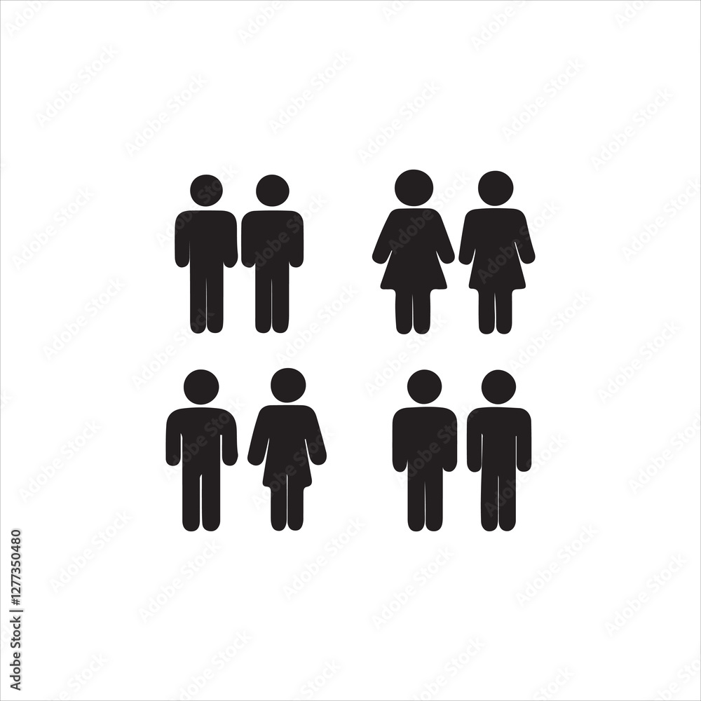 man and woman man and woman