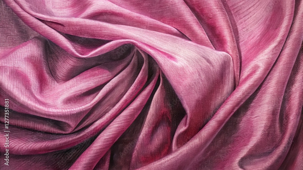 Fototapeta premium A piece of pink fabric with a pattern