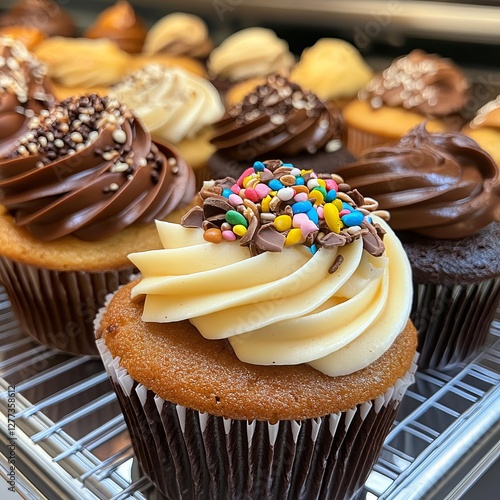 Sweet Symphony: Indulge in Colorful Cupcakes That Spark Joy and Delight!