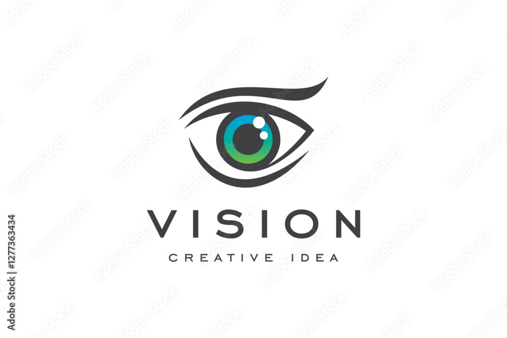 Creative Eye Concept Logo Design Template Creative Eye Concept Logo Design Template