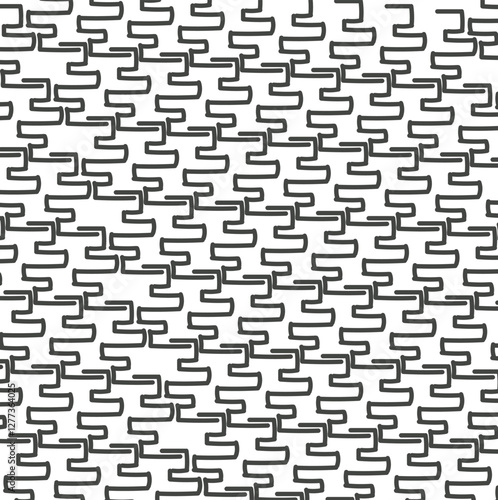 The stripes bend into geometric angular lines.