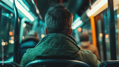 Exploring Krakow's evening bus journey through modern city transport