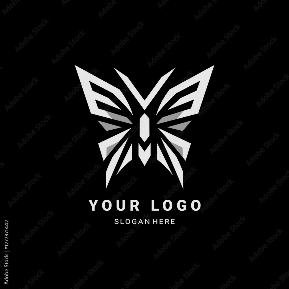 A futuristic, geometric butterfly logo with sharp, angular lines. Ideal for tech branding, esports, digital businesses, and modern fashion. Represents transformation, elegance, and innovation. A futuristic, geometric butterfly logo with sharp, angular lines. Ideal for tech branding, esports, digital businesses, and modern fashion. Represents transformation, elegance, and innovation.