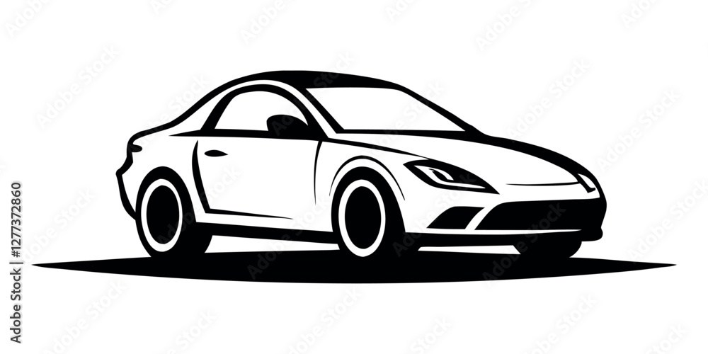 Fototapeta premium vector illustration of a car