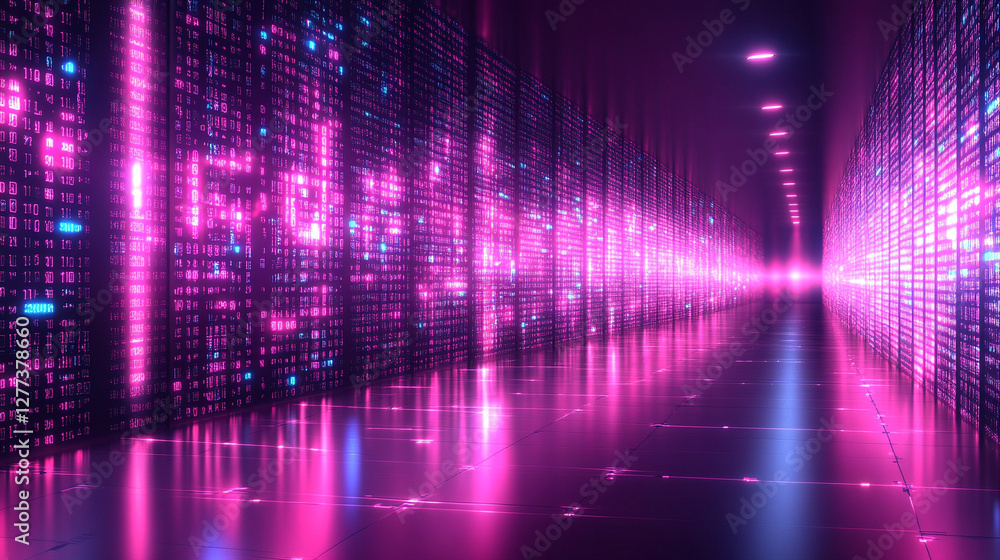 Abstract 3D illustration of 5G technology symbolizing high-speed wireless data transmission. Digital funnel visualizes big data flow in cyberspace with modern bright tones and blurred space Abstract 3D illustration of 5G technology symbolizing high-speed wireless data transmission. Digital funnel visualizes big data flow in cyberspace with modern bright tones and blurred space