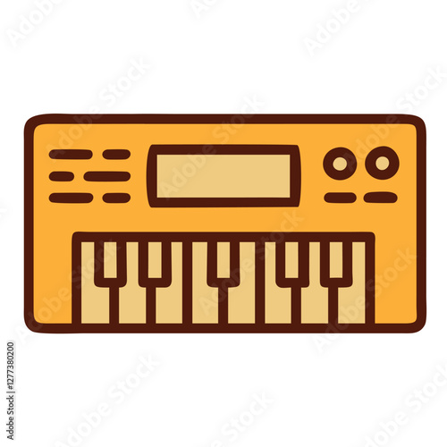 Mini keyboard music instrument