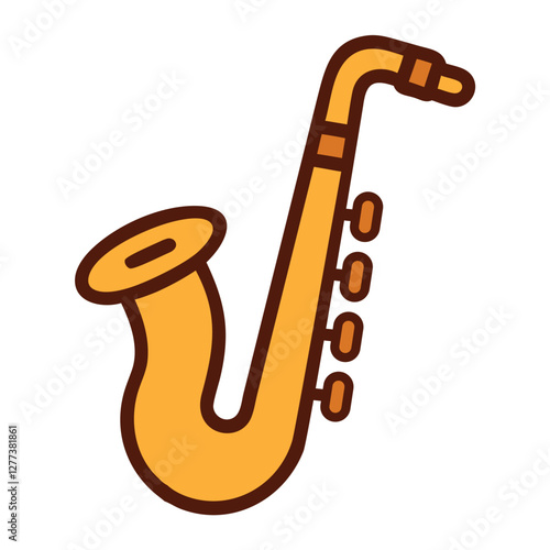 Saxophone music instrument