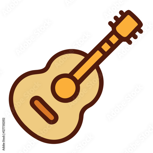Acoustic guitar music instrument