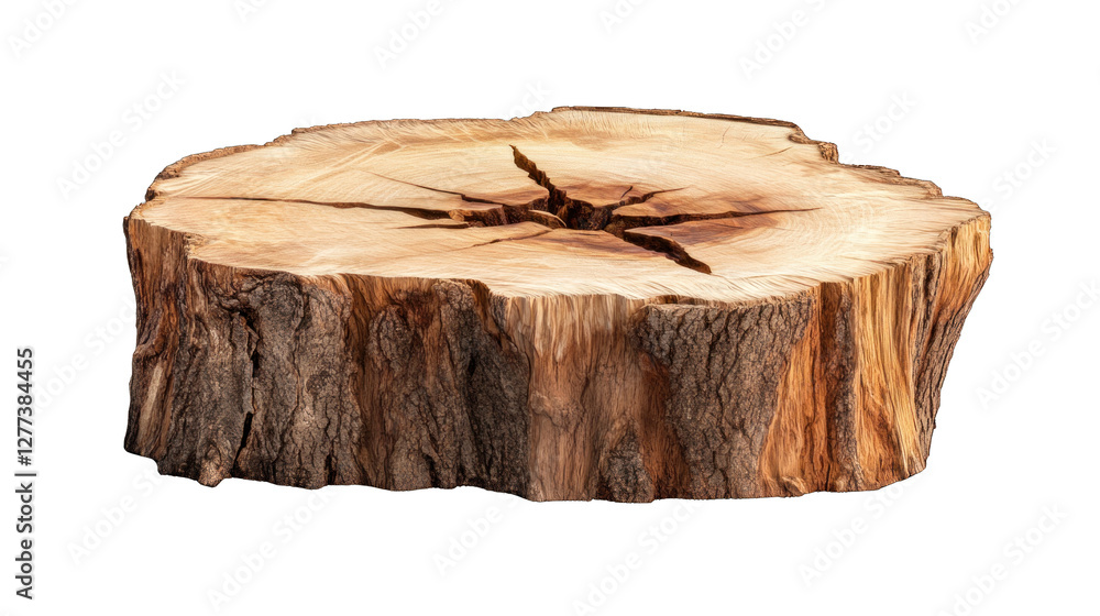 A large piece of wood with a hole in the middle