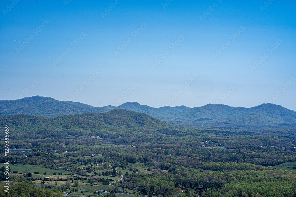 Fototapeta premium landscape with mountains