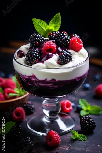 Yogurt and Berry Dessert 