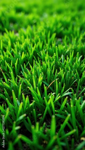 Wallpaper Mural Freshly laid sod rolls create vibrant green lawn, vibrant, green, soil Torontodigital.ca