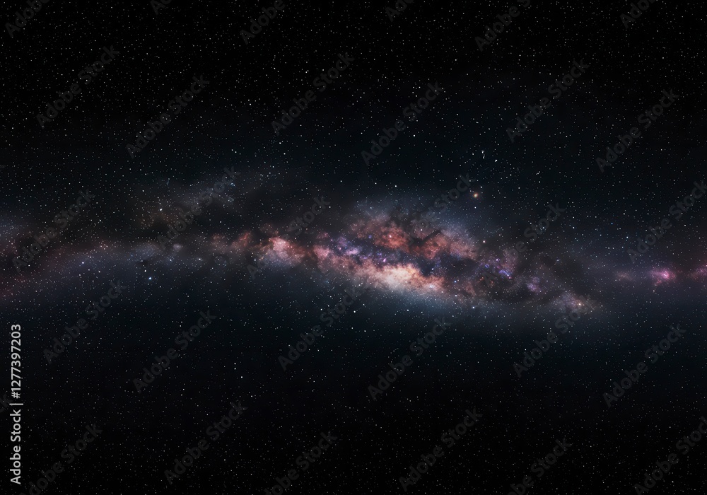 Fototapeta premium Galaxy night sky