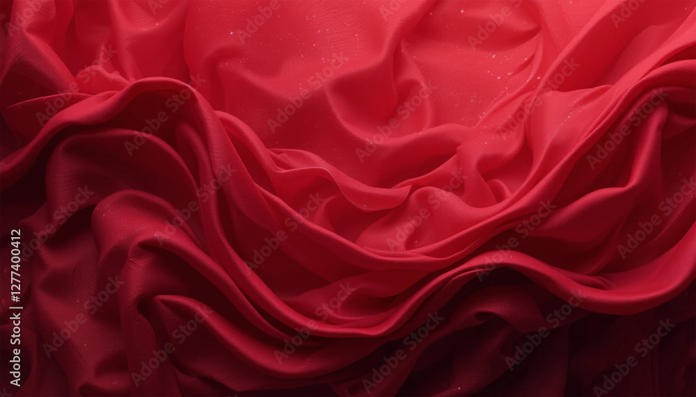 red satin background generative AI red satin background generative AI