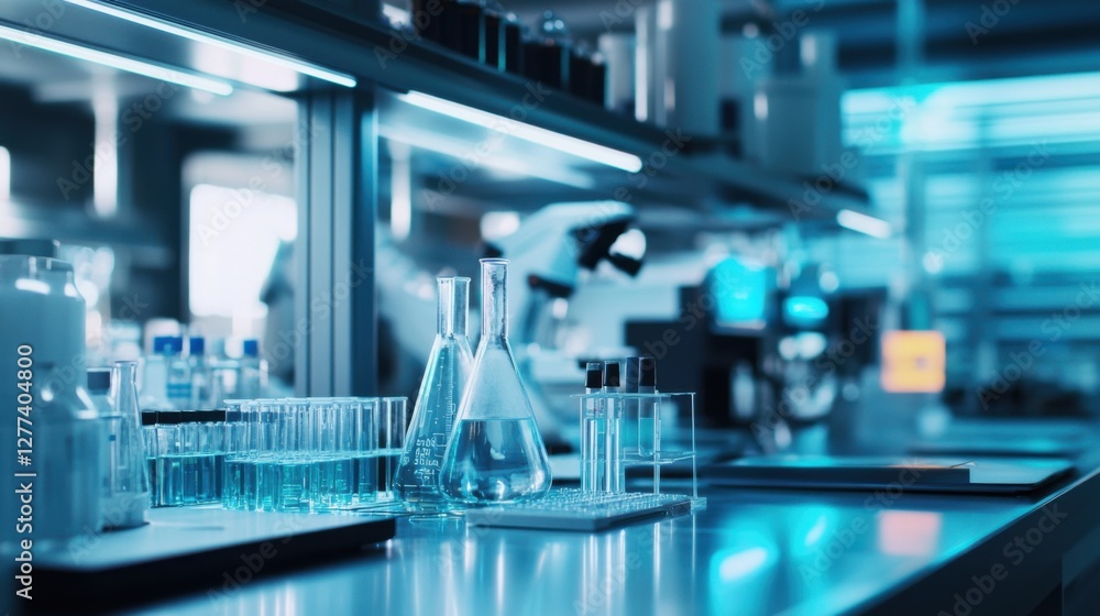 Video generation of a futuristic laboratory with sleek technology and glowing interfaces. Featuring innovation and discovery Video generation of a futuristic laboratory with sleek technology and glowing interfaces. Featuring innovation and discovery