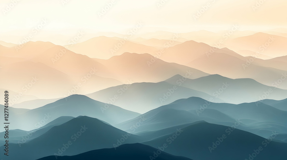view of soft gradients blending seamlessly view of soft gradients blending seamlessly
