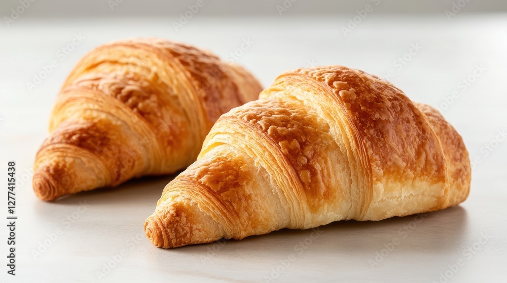 Delicious golden brown croissants perfect for a morning delight Delicious golden brown croissants perfect for a morning delight