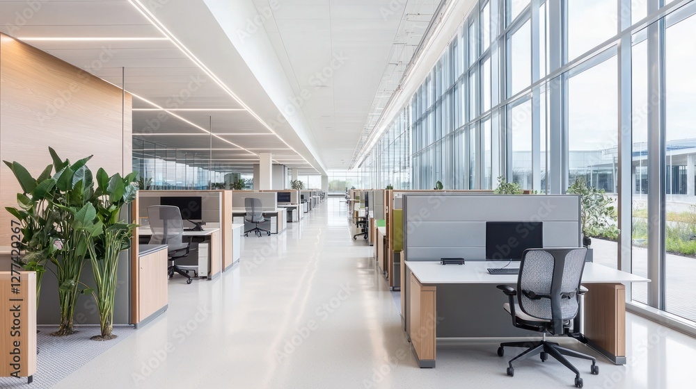 Modern and Bright Office Space Design Modern and Bright Office Space Design