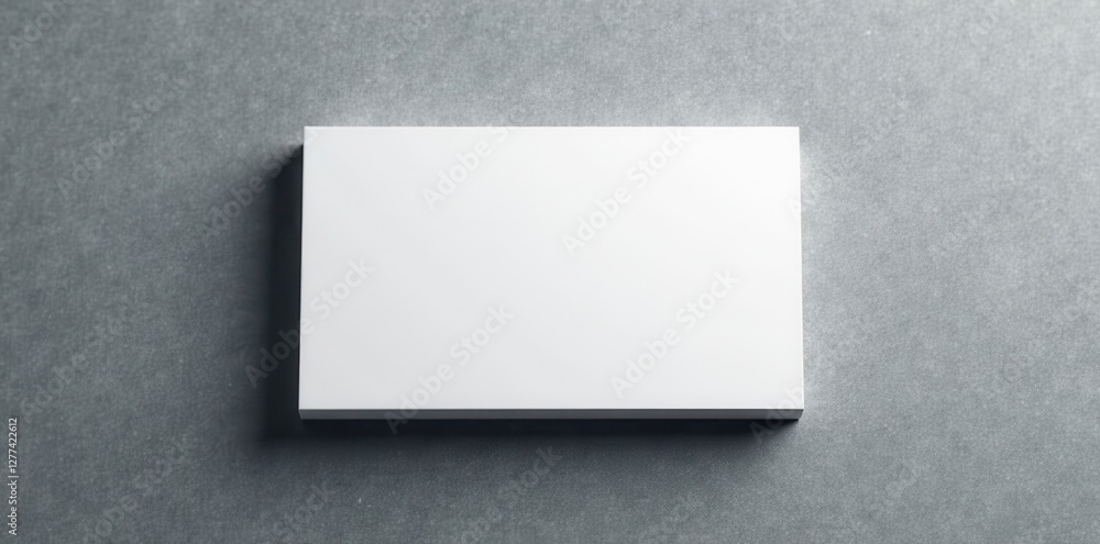 Clean horizontal business card mockup on a gray textured background, ideal for branding presentations , card, grey Clean horizontal business card mockup on a gray textured background, ideal for branding presentations , card, grey