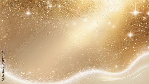 Elegant gold gradient with a subtle sparkle