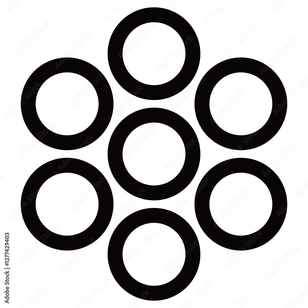 家紋です。中陰七曜と言います。 家紋です。中陰七曜と言います。