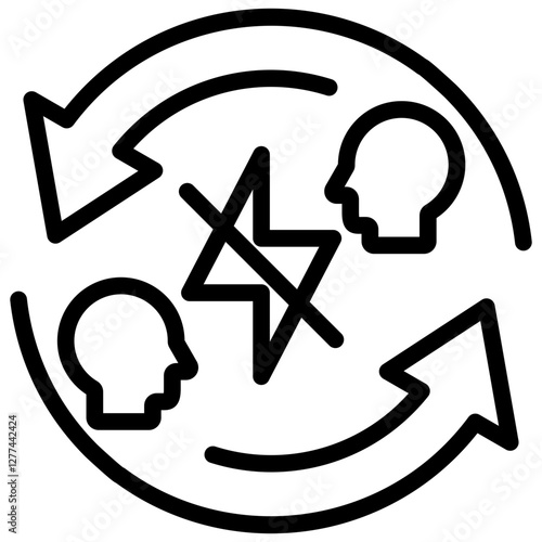 Conflict Resolution Icon