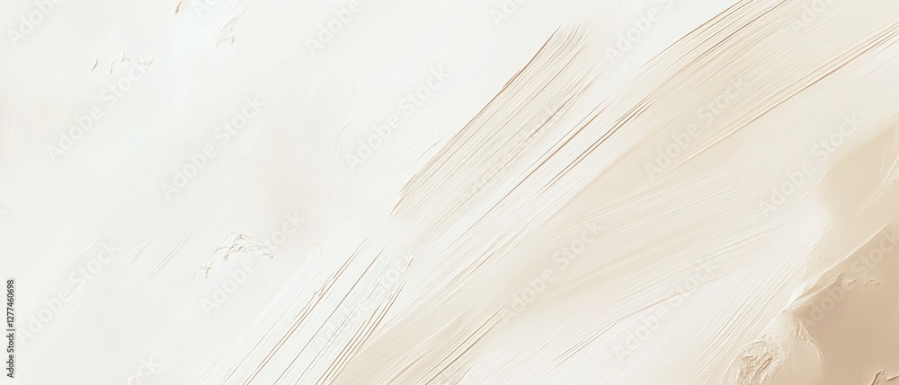 Obraz premium Warm Off-White Background Featuring Ultra-Subtle Artistic Brush Strokes, Adding Character While Maintaining Simplicity