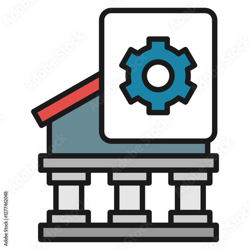 Banking Compliance Icon For Design Elements