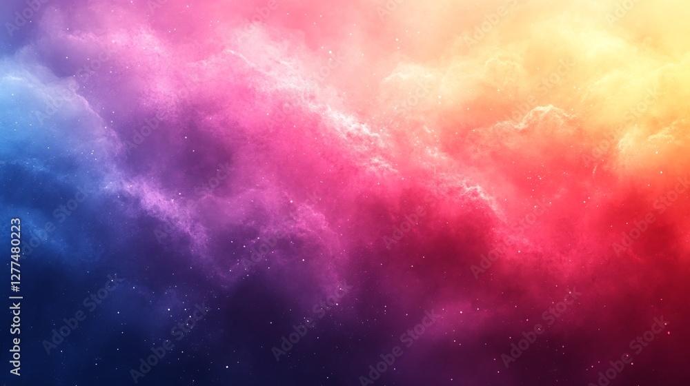 Obraz premium Soft pastel gradient background fading into transparency for smooth layering in digital and print projects