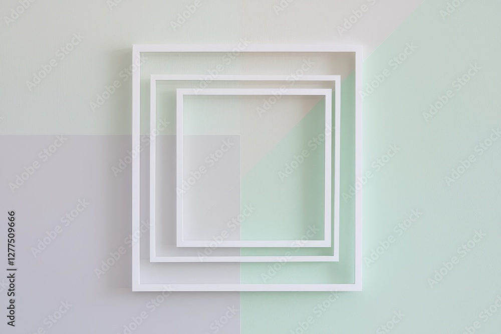 White wireframe with muted mint-green accents, dynamically positioned on a pastel-to-gray gradient. White wireframe with muted mint-green accents, dynamically positioned on a pastel-to-gray gradient.