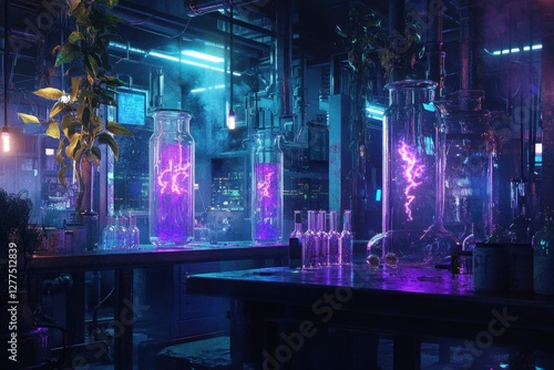 Cyberpunk Science Lab