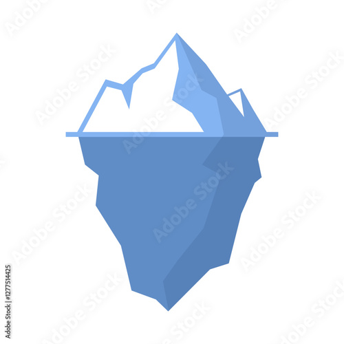 Iceberg vector illustration