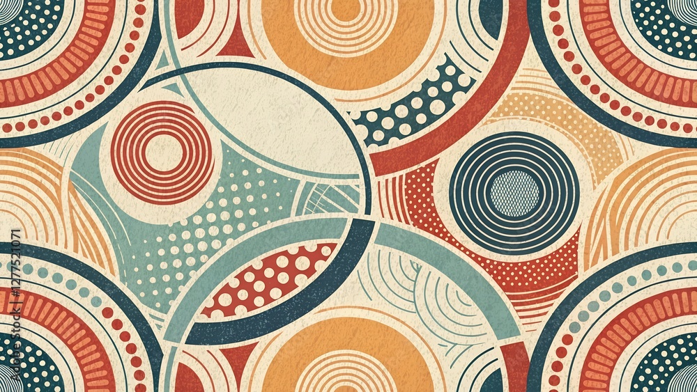 Fototapeta premium seamless pattern with circles