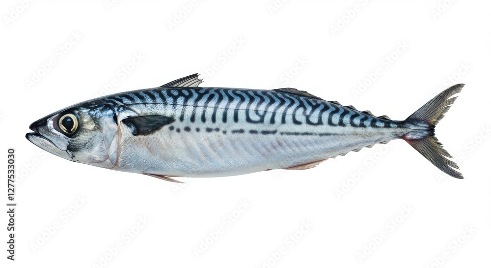 Fish mackerel detailed scales blue Fish mackerel detailed scales blue