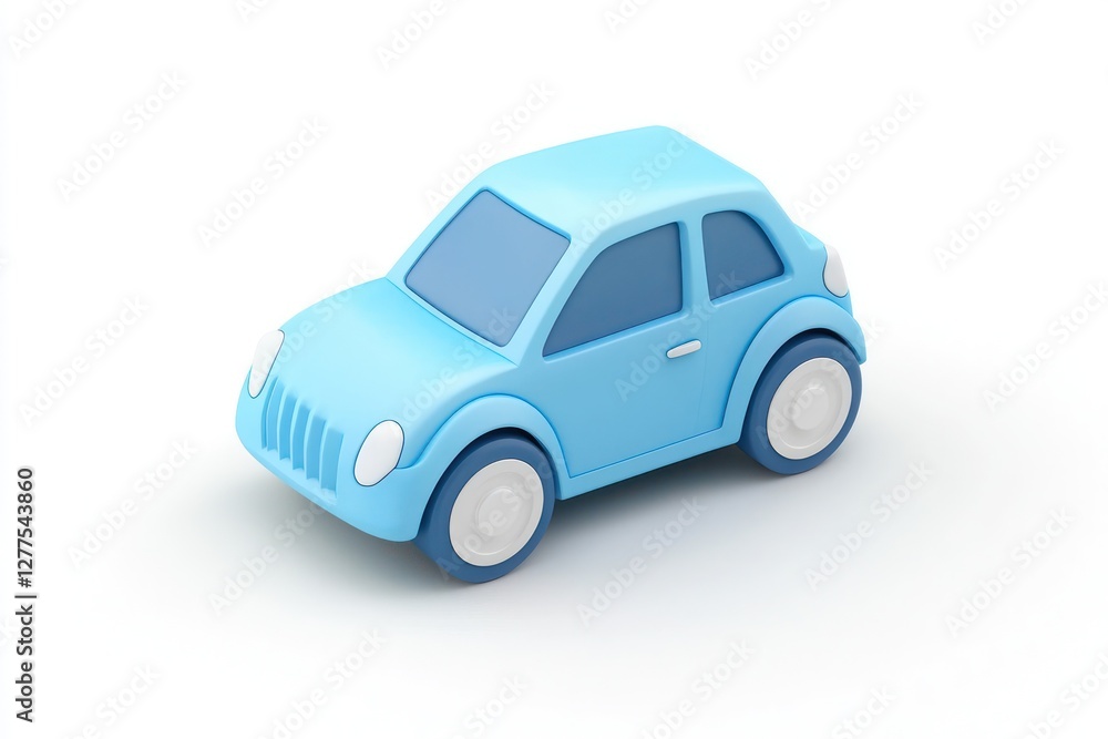 3D automobile icon, smooth high-resolution transportation design on white. 3D automobile icon, smooth high-resolution transportation design on white.
