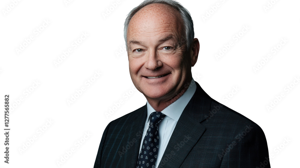 A confident businessman smiles while dressed in formal attire, exuding professionalism and approachability in a corporate setting. A confident businessman smiles while dressed in formal attire, exuding professionalism and approachability in a corporate setting.