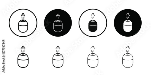 Humidifier icon line art vector
