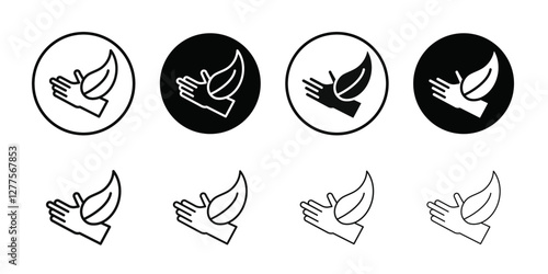 hypoallergenic icon line art vector