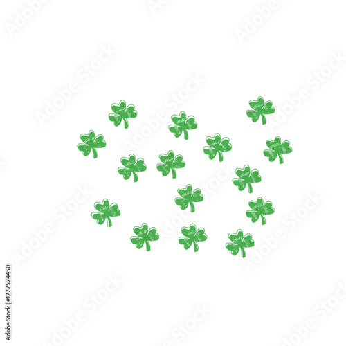 st patrick's day leaf background