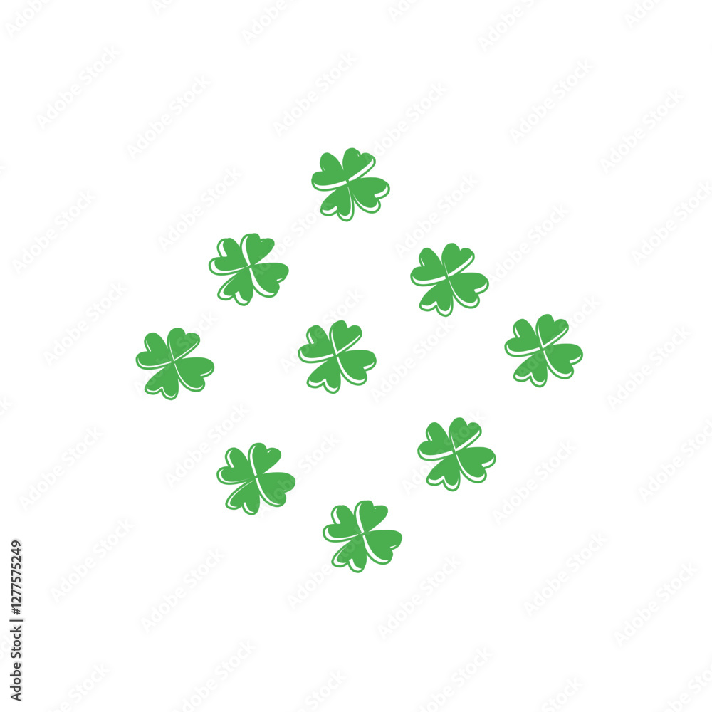 st patrick's day leaf background st patrick's day leaf background