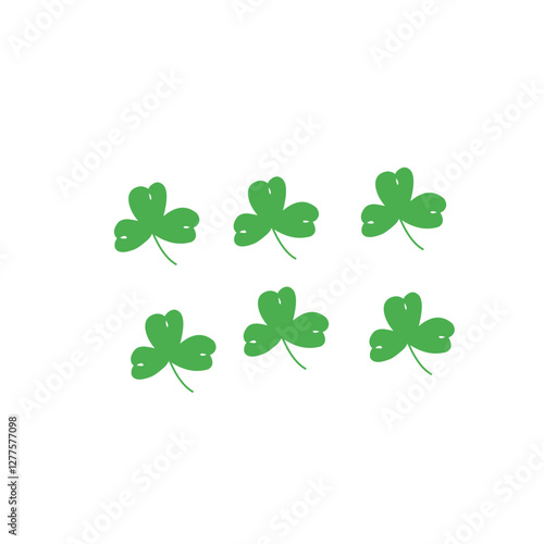 st patrick's day leaf background