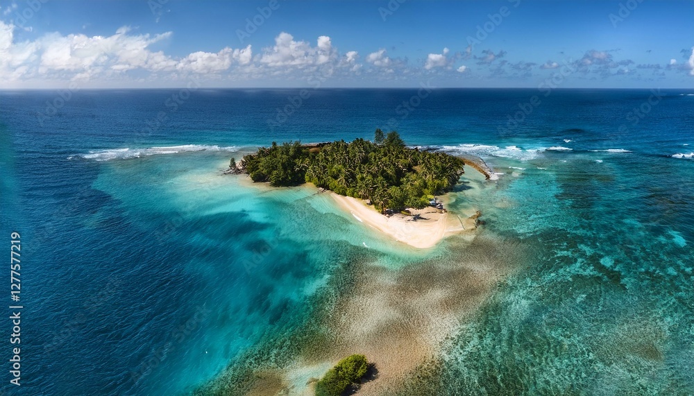 The serenity of an island retreat unfolds. The serenity of an island retreat unfolds.