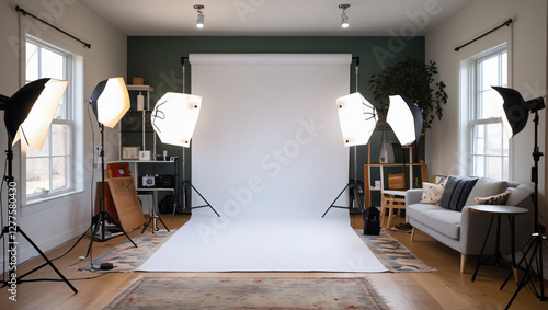 Professional Photography Studio Setup – Realistic & Commercial-Grade