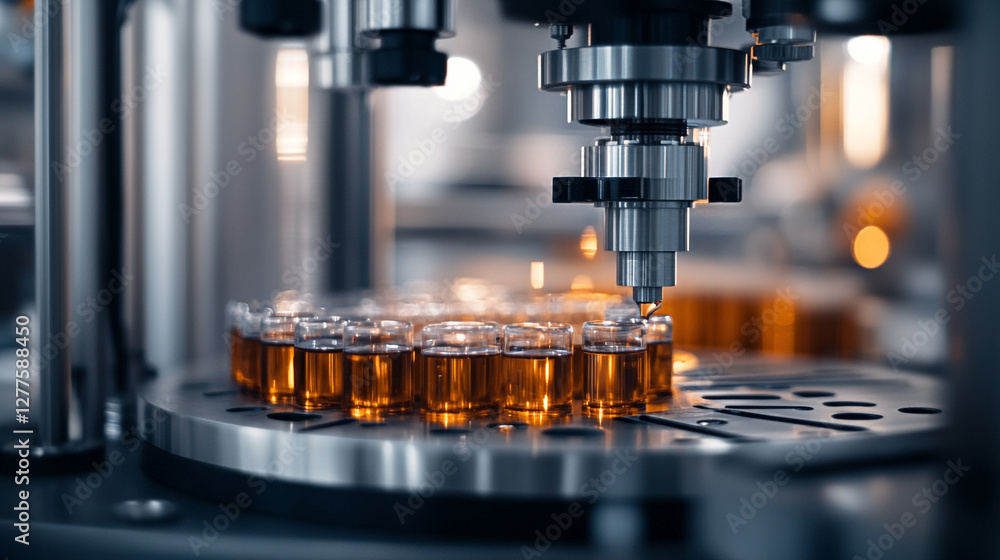 Automated Pharmaceutical Production Line for Vials Filling Automated Pharmaceutical Production Line for Vials Filling