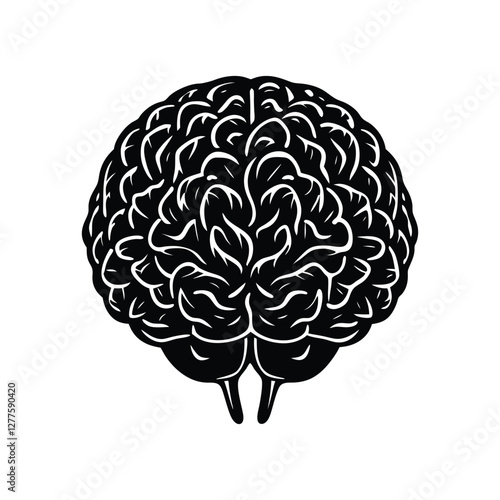 human brain vector illustration