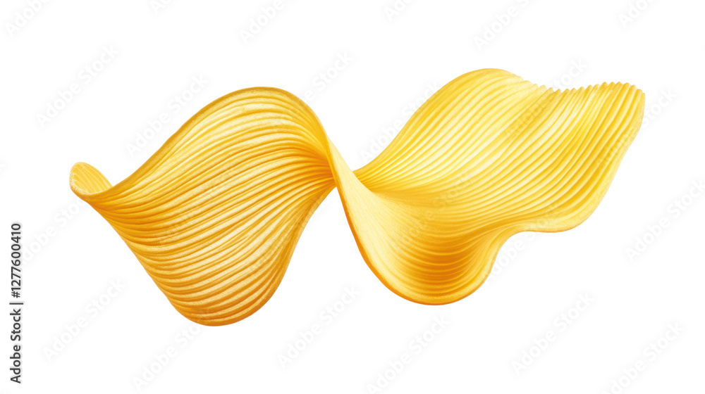 A vibrant, flowing golden ribbon representing silky smooth pasta, perfect for food photography or culinary design projects. A vibrant, flowing golden ribbon representing silky smooth pasta, perfect for food photography or culinary design projects.