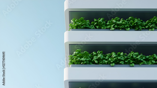 Eco-friendly vertical gardening innovations for sustainable urban architectural design photo