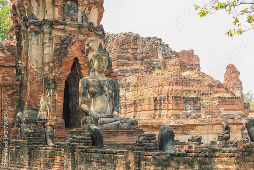 Wat Mahathat Temple in Ayutthaya