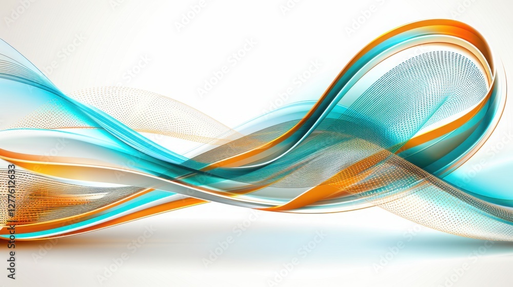 A flowing design of vibrant blue and orange waves, creating a dynamic and modern visual effect against a light background. A flowing design of vibrant blue and orange waves, creating a dynamic and modern visual effect against a light background.